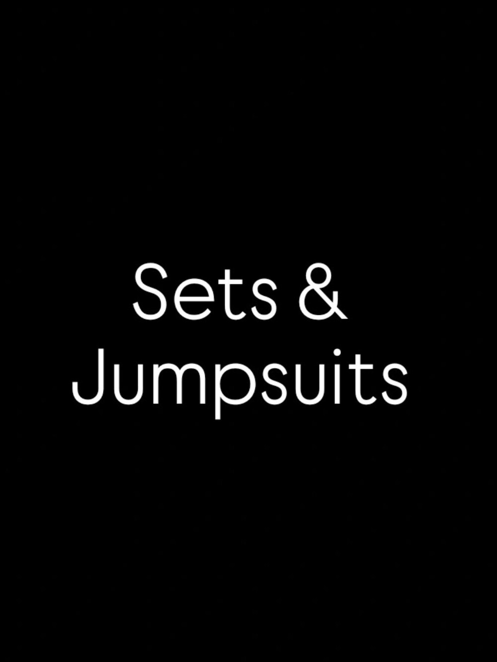 Women's Sets & Jumpsuits